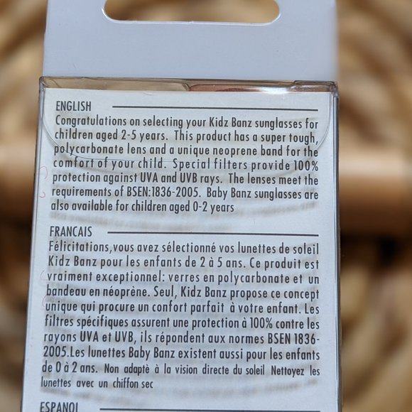 [KIDS 2/$20] Toddler (2-5Y) - KIDZ BANZ Sunglasses - Picture 4 of 4